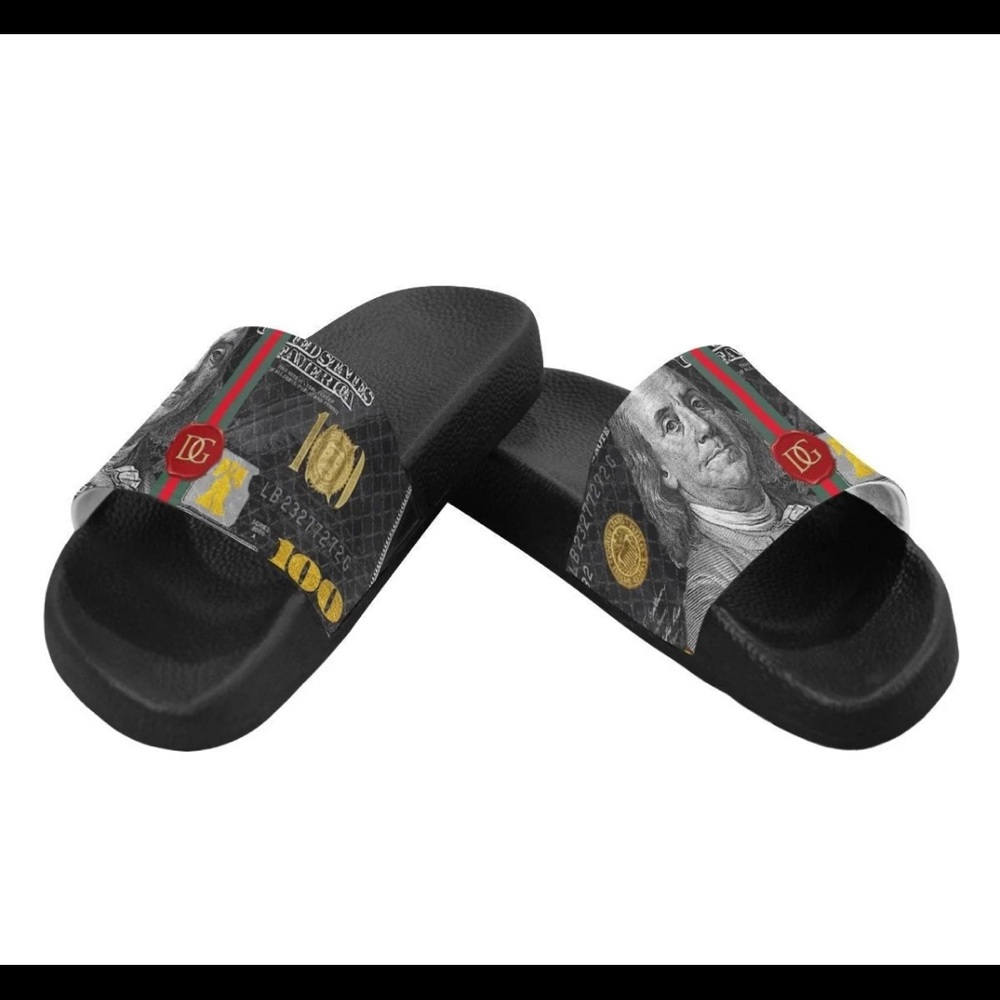 SunsetBlvd Custom Designed Money Slides/Sandals